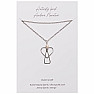 Angel designer necklace made of surgical steel No. 1