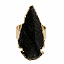 Obsidian Witch Ring Protection No. 1