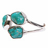 Turquoise blue ring silver Ag 925 LOT1