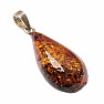 Amber pendant silver Ag 925 no. 10