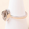 Herkimer diamond ring silver Ag 925 LOT100