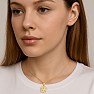 6393 Silver pendant gold-plated HEARTS