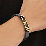 Men's leather bracelet Open Sky Eagle