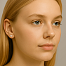 3877 Silver earrings FRESHWATER PEARL WHITE