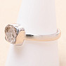 Herkimer diamond ring silver Ag 925 LOT102