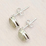 Rainbow moonstone earrings, silver Ag 925 E1021