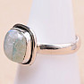 Moonstone rainbow ring silver Ag 925 10431