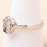 Herkimer diamond ring silver Ag 925 LOT105