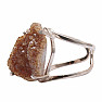 Be Beautiful Citrine Druze Ring 11