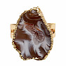 Agate Witch Ring Ring of Intention No. 11