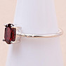 Garnet ring silver Ag 925 KO114