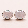 Rainbow moonstone earrings, silver Ag 925 E1155