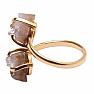Be Beautiful Amethyst pink double ring 117