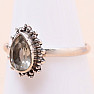 Amethyst green - prasiolite ring silver Ag 925 MIX118