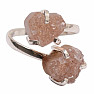 Be Beautiful Amethyst pink double ring 119