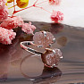 Be Beautiful Amethyst pink double ring 119