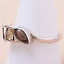 Citrine cut ring silver Ag 925 KO119