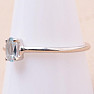 Topaz blue ring silver Ag 925 KO120