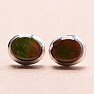 Ammolite earrings stones silver Ag 925 E121