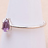 Amethyst cut ring silver Ag 925 KO121