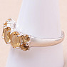 Citrine cut ring silver Ag 925 KO122