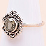 Amethyst green - prasiolite ring silver Ag 925 MIX123