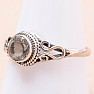 Amethyst green - prasiolite ring silver Ag 925 MIX124