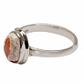 Opal Mexican fire ring silver Ag 925 R1284