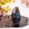 Labradorite Witch Ring Power of Intuition No. 13