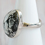 Pinolite silver ring Ag 925 R132