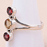 Citrine cut ring silver Ag 925 KO133