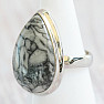 Pinolite silver ring Ag 925 R137
