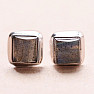 Labradorite rainbow earrings stones silver Ag 925 E1378