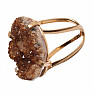 Be Beautiful Citrine Druze Ring 14
