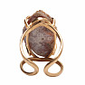 Be Beautiful Citrine Druze Ring 14