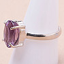 Amethyst cut ring silver Ag 925 KO141
