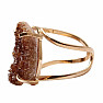 Be Beautiful Citrine Druze Ring 15