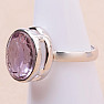 Amethyst cut ring silver Ag 925 KO155