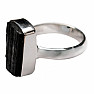 Tourmaline scoryl ring silver Ag 925 R1555