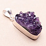 Amethyst druse pendant silver Ag 925 B1584
