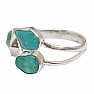Turquoise blue ring silver Ag 925 LOT16