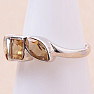 Citrine cut ring silver Ag 925 KO168