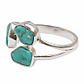 Turquoise blue ring silver Ag 925 LOT17