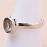 Amethyst green - prasiolite ring silver Ag 925 KO179
