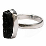 Tourmaline scoryl ring silver Ag 925 R18