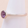Amethyst cut ring silver Ag 925 KO183