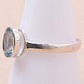 Topaz blue ring silver Ag 925 KO185