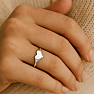 19247 Silver womens ring HEART