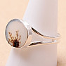 Agate dendritic ring silver Ag 925 R1950