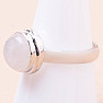 Moonstone rainbow ring silver Ag 925 19737